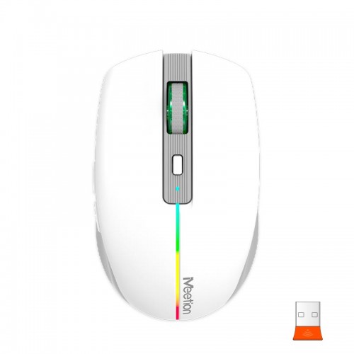 Миша MEETION 2.4 G+Bluetooth Dual Mode gaming mouse BTM002 |1000-1200-1600dpi, 6keys, Type-C Charging, RGB| pink