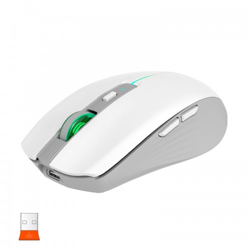 Миша MEETION 2.4 G+Bluetooth Dual Mode gaming mouse BTM002 |1000-1200-1600dpi, 6keys, Type-C Charging, RGB| purple