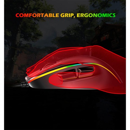 Миша MEETION RGB Circulation Backlit Gaming Mouse GM23_2023 |7 Keys, 12800dpi| black