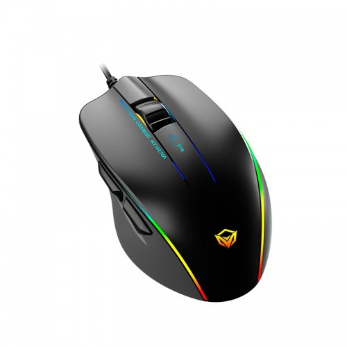 Миша MEETION RGB Circulation Backlit Gaming Mouse GM23_2023 |7 Keys, 12800dpi| black