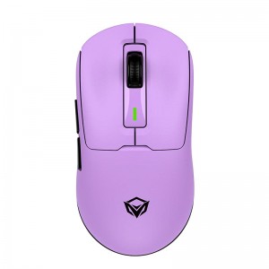 Миша MEETION Wired + 2.4 G+Bluetooth Gaming mouse GW24 |6 Keys, 8000dpi, 30-60h, RGB| purple