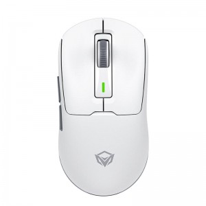 Миша MEETION Wired + 2.4 G+Bluetooth Gaming mouse GW24 |6 Keys, 8000dpi, 30-60h, RGB| white