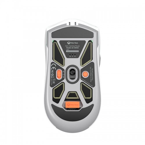 Миша MEETION Wired + 2.4 G+Bluetooth Gaming mouse GW33 |6 Keys, 10000dpi, 25-60h, RGB| white