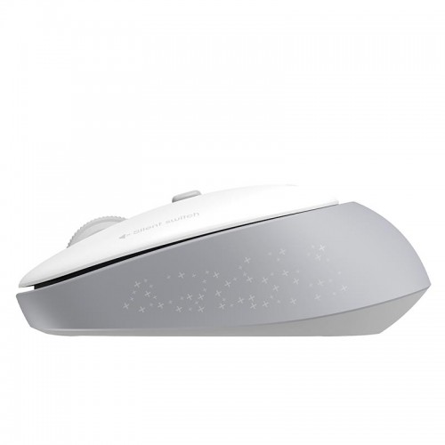 Миша MEETION 2.4 G Wireless Office Mouse R571 |1000/1200/1600 DPI, AA Battery| white-pink