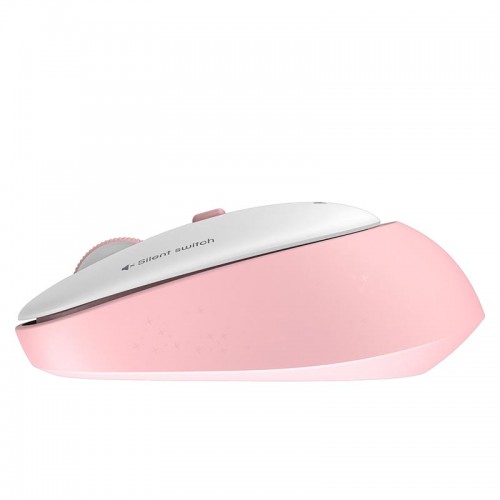Миша MEETION 2.4 G Wireless Office Mouse R571 |1000/1200/1600 DPI, AA Battery| white-pink