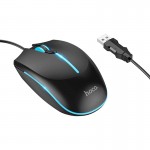 Миша HOCO Wonderful gaming luminous wired mouse GM37| 800-1200-1600-2400 dpi| black