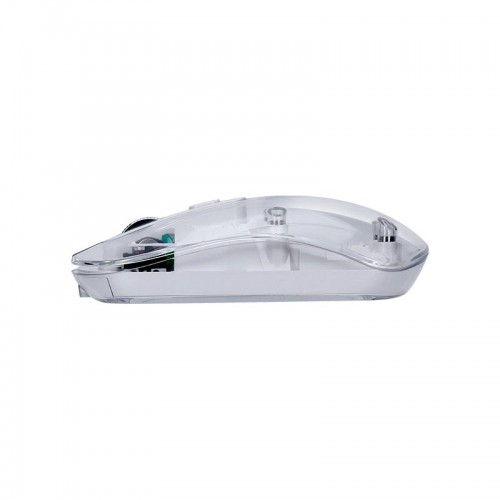 Миша xtrike Me wireless transparent optical mouse GW-114 |2.4G/BT5.2, 800-1200-1600dpi| transparent-white