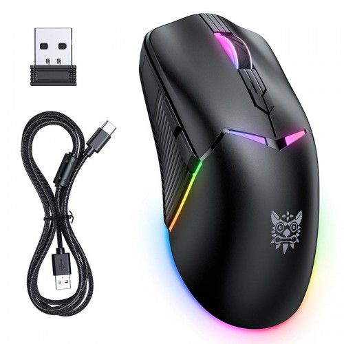 Миша Onikuma Onikuma RGB Tri-Mode Gaming Mouse CW928 |2.4G/BT/Type-C, 800-12000DPI| white