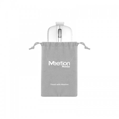 Миша Meetion Minigo 2.4 G Wireless Mini Mouse |1200DPI| white