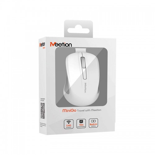 Миша Meetion Minigo 2.4 G Wireless Mini Mouse |1200DPI| pink
