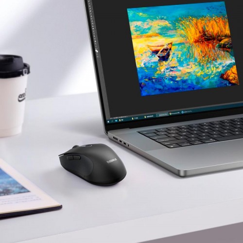 Мышь Baseus F02 Ergonomic Wireless Mouse |2.4G/BT5.2| (without Battery)