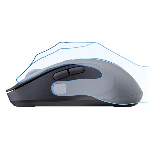 Мышь Baseus F02 Ergonomic Wireless Mouse |2.4G/BT5.2| (without Battery)