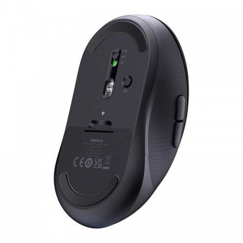 Мышь Baseus F02 Ergonomic Wireless Mouse |2.4G/BT5.2| (without Battery)