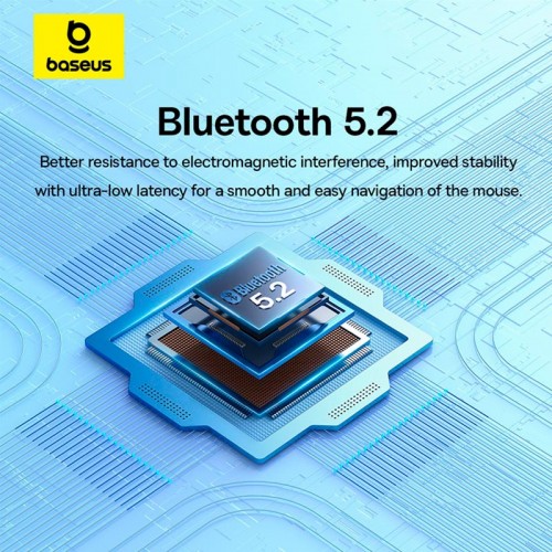 Мышь Baseus F02 Ergonomic Wireless Mouse |2.4G/BT5.2| (without Battery)