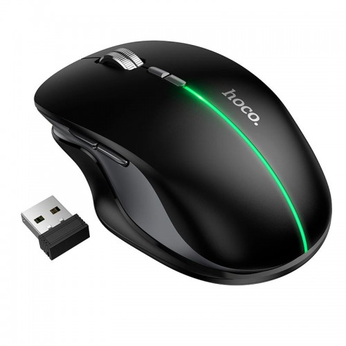 Миша ігрова HOCO Dixon RGB Dual-Mode Wireless Mouse (Rechargeable version) GM40 |BT/2.4G, 7 Keys| black