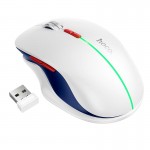 Миша ігрова HOCO Dixon RGB Dual-Mode Wireless Mouse (Rechargeable version) GM40 |BT/2.4G, 7 Keys| white