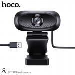 Веб-камера HOCO USB web camera with Audio focus DI11 |2KHD, 4 Мпкс, 1,5 м| черный