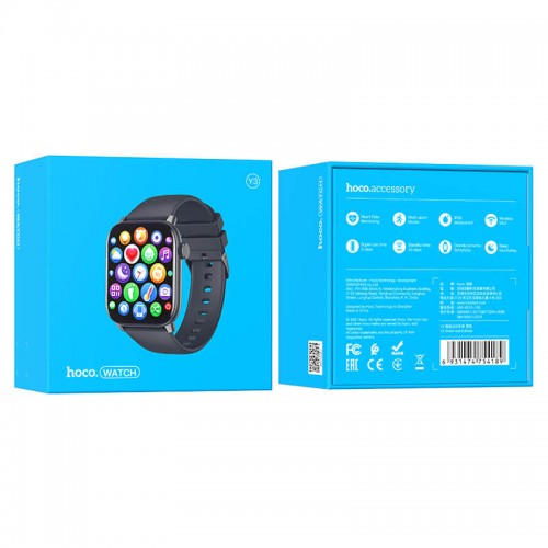 Smart Watch HOCO Y3 |Track, HeartRate, IP68|