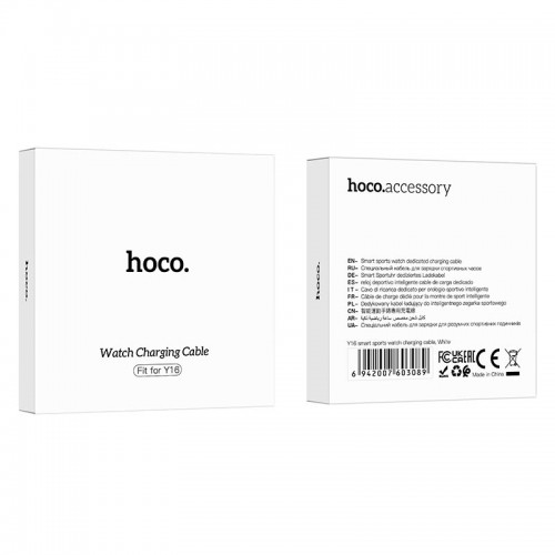 Кабель для смарт годин HOCO Y16 Smart sports watch charging cable white