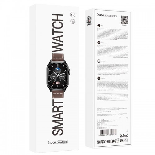 Smart Watch HOCO Y17 Smart sports watch (call version) |BT 5.1, Track, HeartRate, IP67|