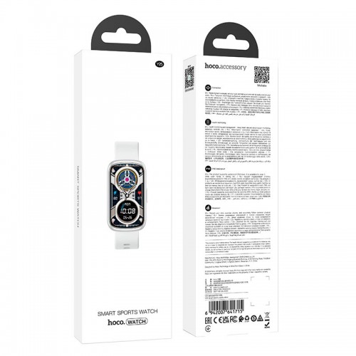 Smart sports watch HOCO Y25 |Track, HeartRate, IP68|