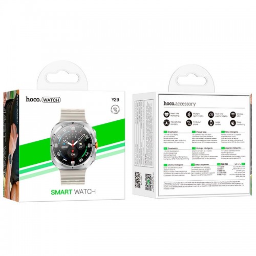 Smart sports watch HOCO Y29 (call version) |BT5.3, Track, HeartRate, GPS, 1.5"|