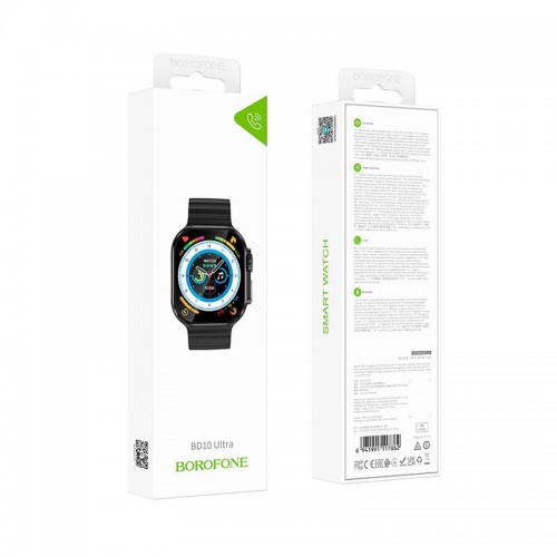 Smart Sports Watch Borofone BD10 Ultra (call version) |Track, HeartRate, 2"|