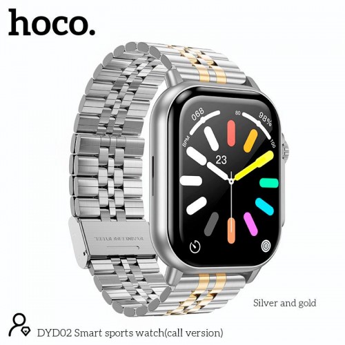 Smart sports watch HOCO DYD02 (call version) |Track, HeartRate, 2.02"|