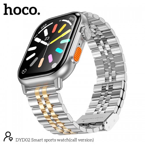 Smart sports watch HOCO DYD02 (call version) |Track, HeartRate, 2.02"|