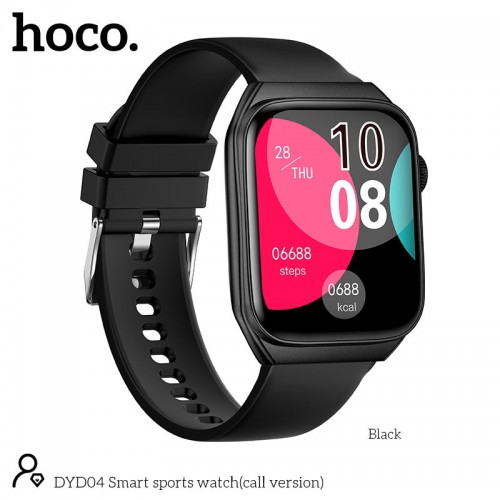 Smart sports watch HOCO DYD04 (call version) |Track, HeartRate, IP68, 1.83"|
