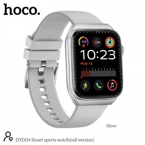 Smart sports watch HOCO DYD04 (call version) |Track, HeartRate, IP68, 1.83"|