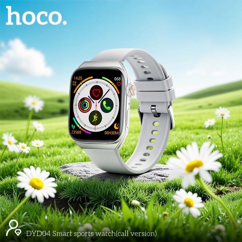 Smart sports watch HOCO DYD04 (call version) |Track, HeartRate, IP68, 1.83"|
