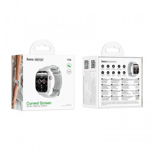 Smart Sports Watch HOCO (call version) Y33 |BT5.3, HeatRate, 2.01"|