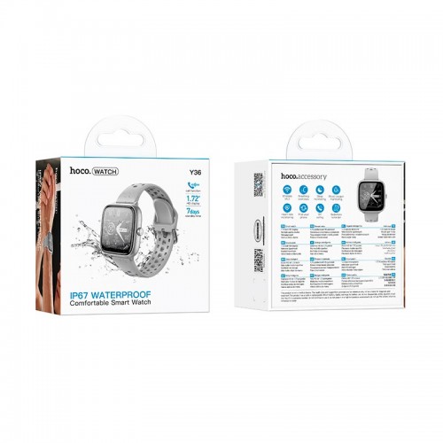 Smart Watch HOCO Y36 Smart watch (call version) |Track, HeartRate, Blood Oxygen, 1.72", IP67|