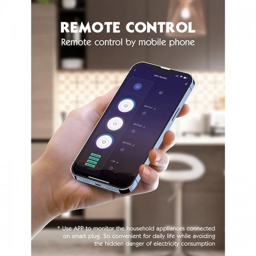 Подовжувач мережевий LDNIO c Wi-Fi SCW3451 |3USB/1Type-C, 3Sockets. QC/PD, 30W/10A, 2m EU Plug| white