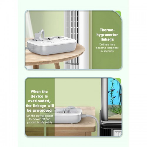 Подовжувач мережевий LDNIO c Wi-Fi SEW3452 |3USB/1Type-C, 3Sockets. QC/PD, 30W/10A, 2m EU Plug| white