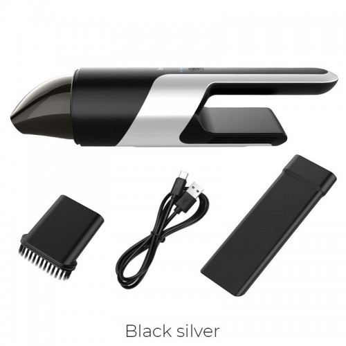 Автомобільний пилосос Hoco Azure PH16 |80W, 2000 mAh, 120ml| black-silver
