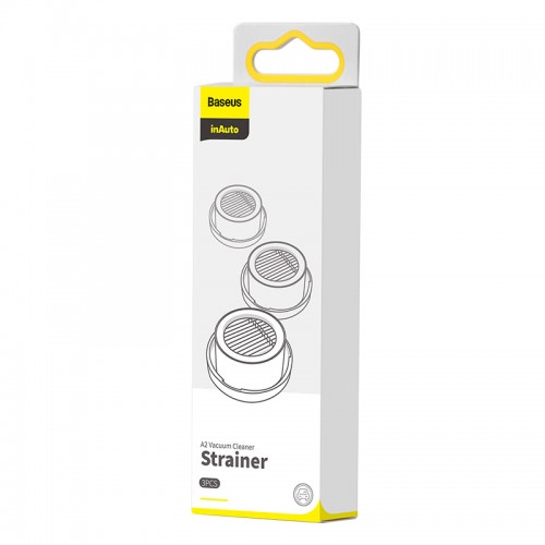Фільтр для пилососа BASEUS car Vacuum cleaner strainer A2 (3pcs) (CRXCQA2-A01) black