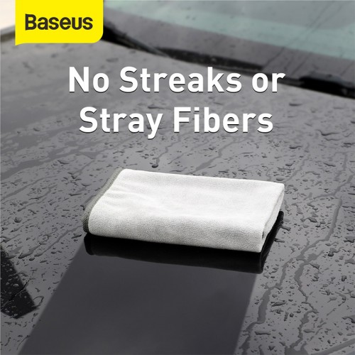 Авто рушник BASEUS Easy life car washing towel (40 * 40mm Two pack) (CRXCMJ-0G) grey