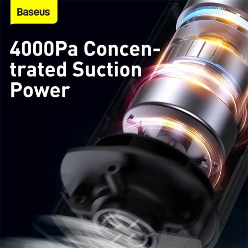 Автомобільний пилосос BASEUS Car Vacuum Cleaner Dark Space A1 |25min, 4000Pa| (VCAQ010002) black