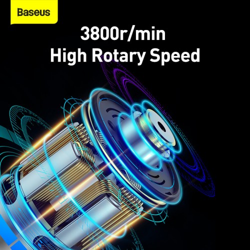 Портативна машинка для полірування автомобіля BASEUS New Power Cordless Electric Polisher |45Min, 2 Levels Speed| (CRDLQ-B01) black