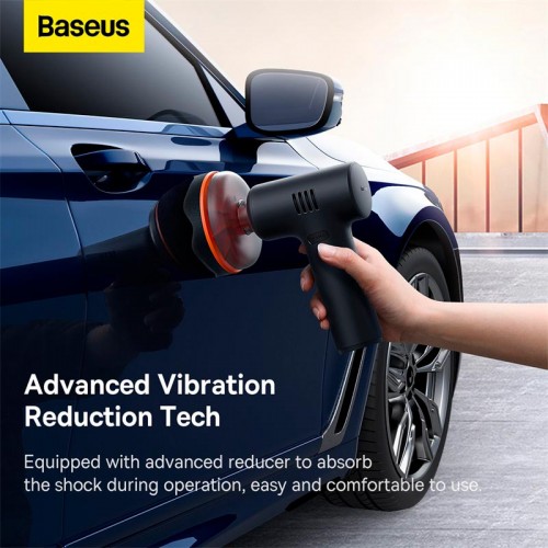 Портативна машинка для полірування автомобіля Baseus NeoPower Wireless Mini Car Waxer Lite black