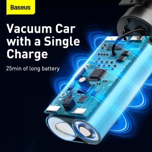 Автомобільний пилосос BASEUS Car Vacuum Cleaner A1 |25min, 4000Pa| blue