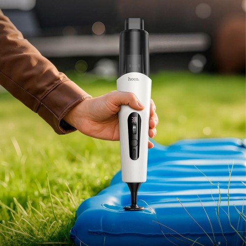 Пилосос HOCO Wave бездротовий vacuum cleaner (blowing and suction integrated) ZP16 |5.2KPa, 200Ml, 50W| white