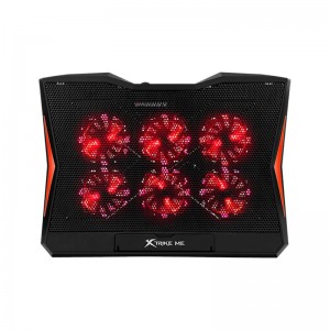 Куллер XTRIKE ME FN-811 (до 17", 2USB, 2 Speed) black