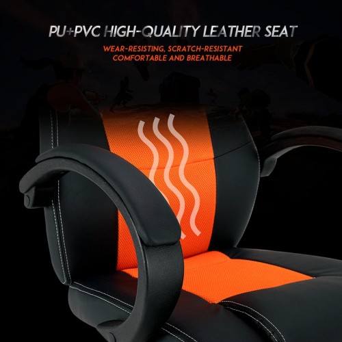 Крісло ігрове MeeTion eSportChair CHR05 black-orange