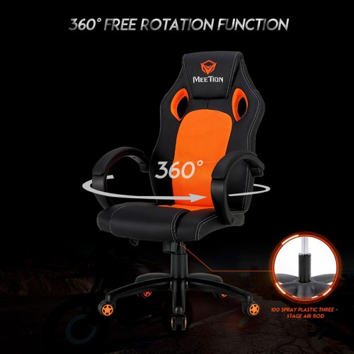 Крісло ігрове MeeTion eSportChair CHR05 black-orange