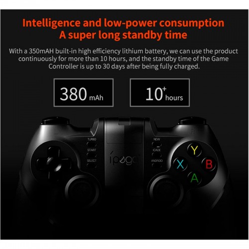 Ігровий контролер iPega Bluetooth PG-9076 |BT/2.4G, Android, iOS, TV, PC, PS| black