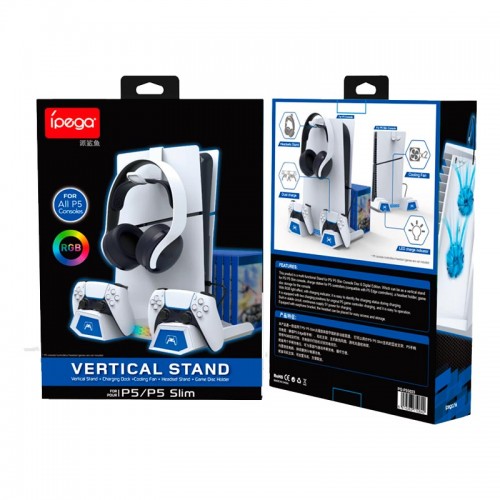 Док-станция iPega PS5 Slim Host Color Multi functional Seat Charge PG-P5S023