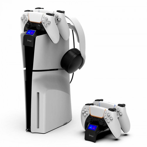 Док-станция iPega PS5 SLIM Rainbow Bridge Dual Charge PG-P5S016